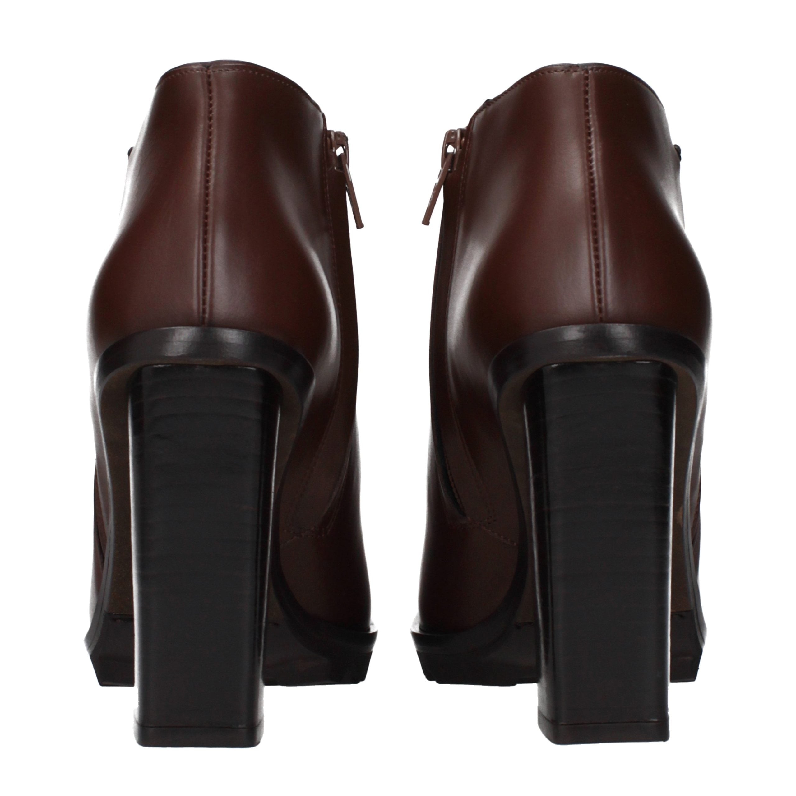 Braune Lederstiefeletten