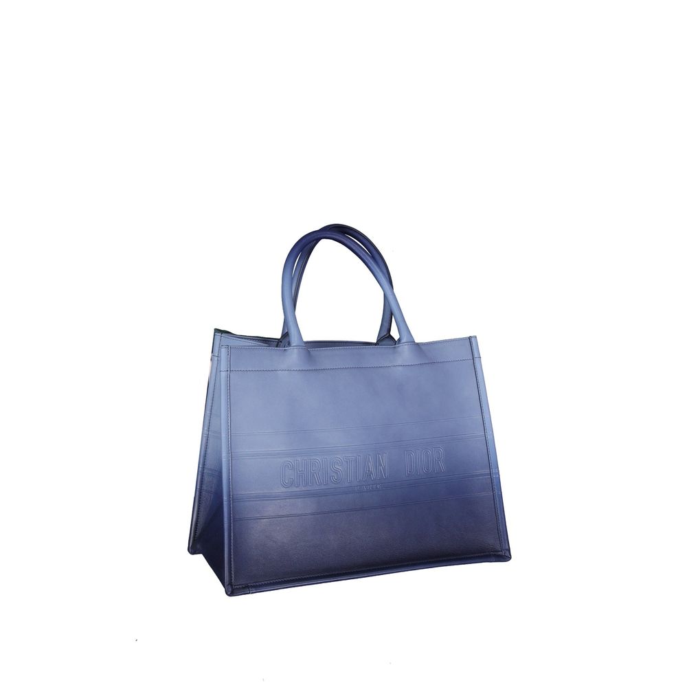 Tasche aus blauem Kalbsleder