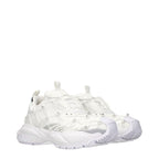Weiße Stoff-Sneaker