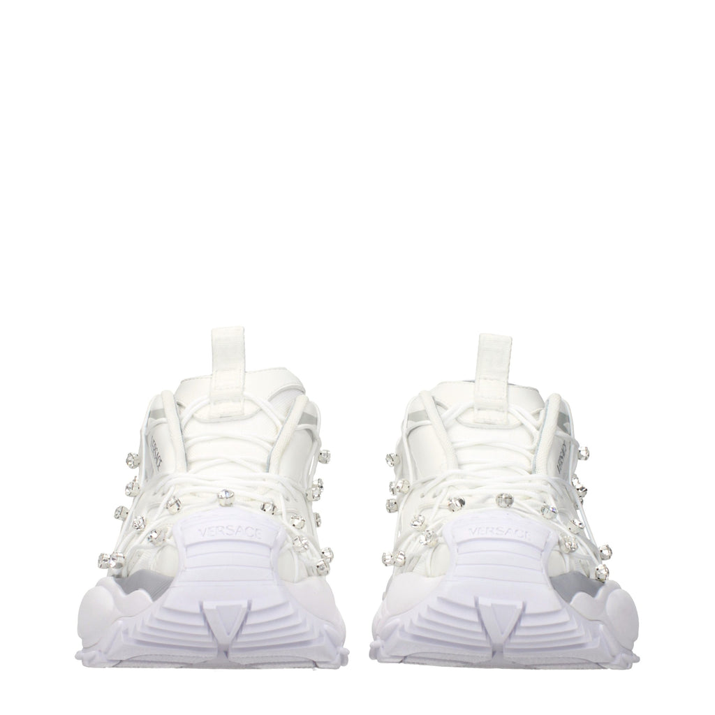 Weiße Stoff-Sneaker