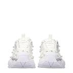 Weiße Stoff-Sneaker