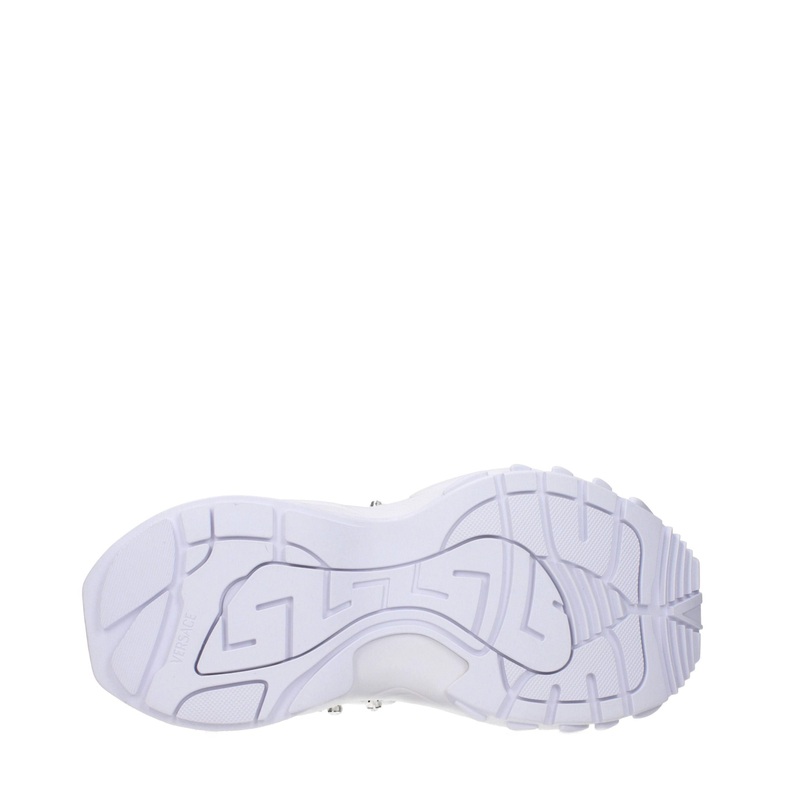 Weiße Stoff-Sneaker