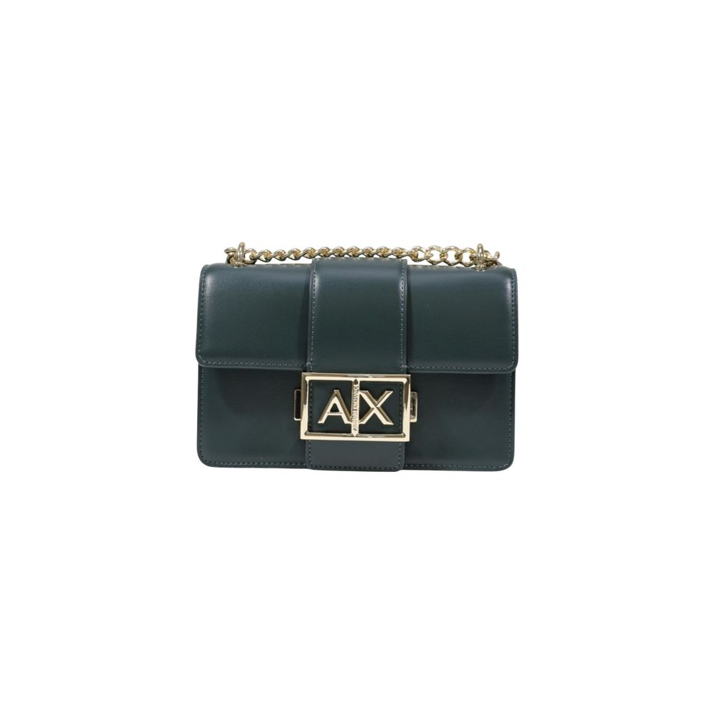 Grüne Handtasche aus Polyester