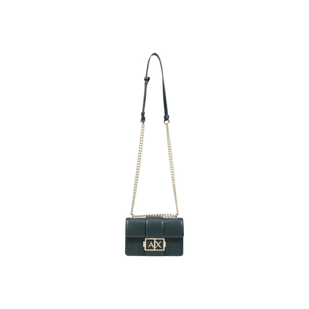 Grüne Handtasche aus Polyester