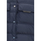 Blaue Kleidung aus Polyester