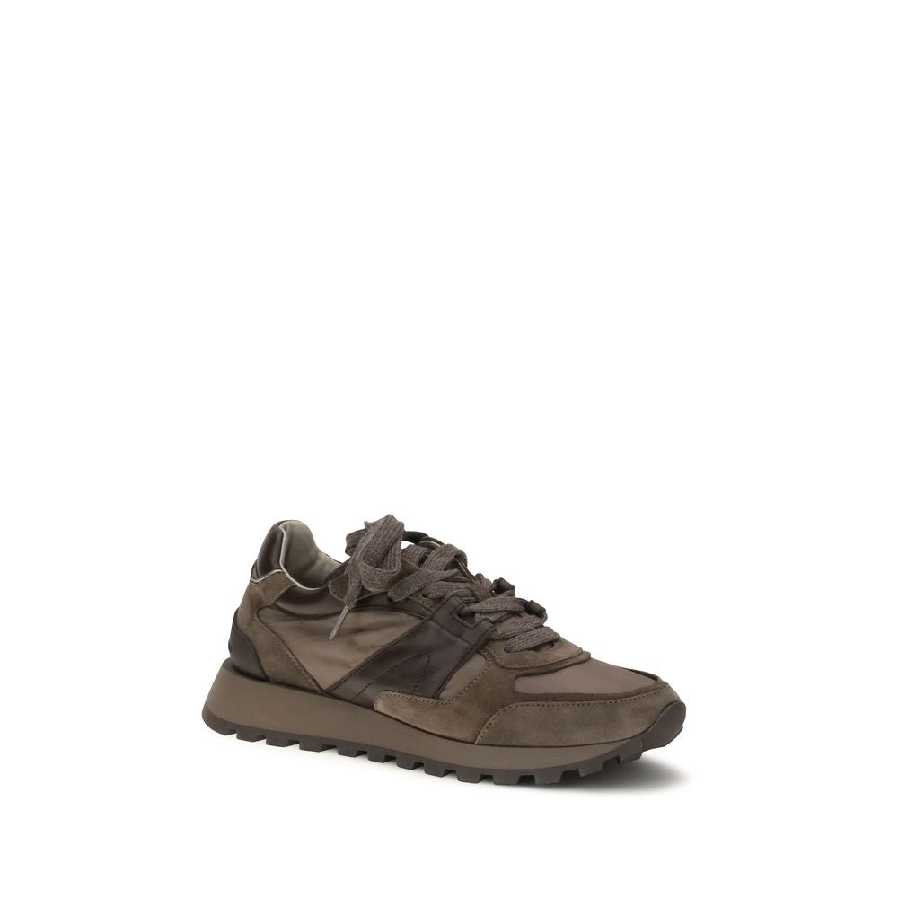Braune Kalbsleder Bos Taurus Athletic Sneaker