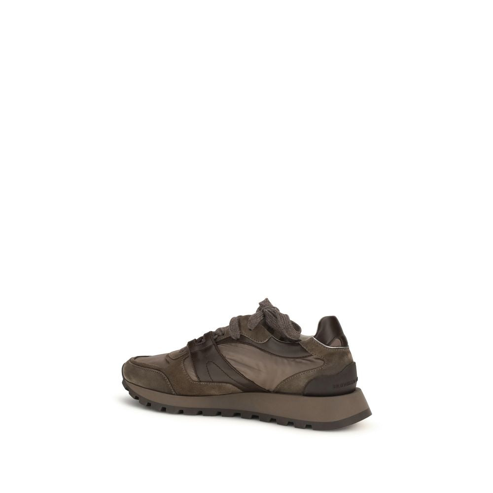 Braune Kalbsleder Bos Taurus Athletic Sneaker