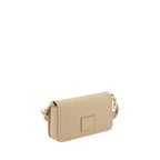 Beige Kalbsleder Bos Taurus Schultertasche