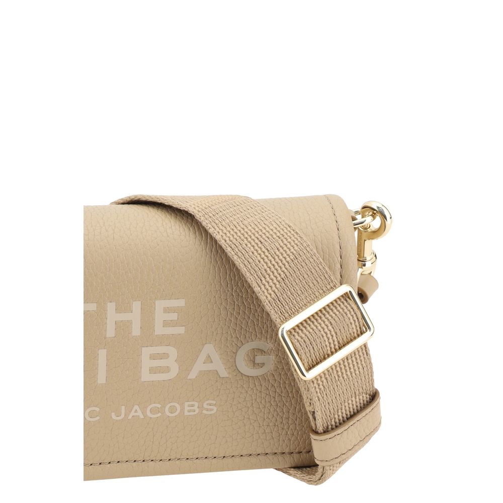 Beige Kalbsleder Bos Taurus Schultertasche
