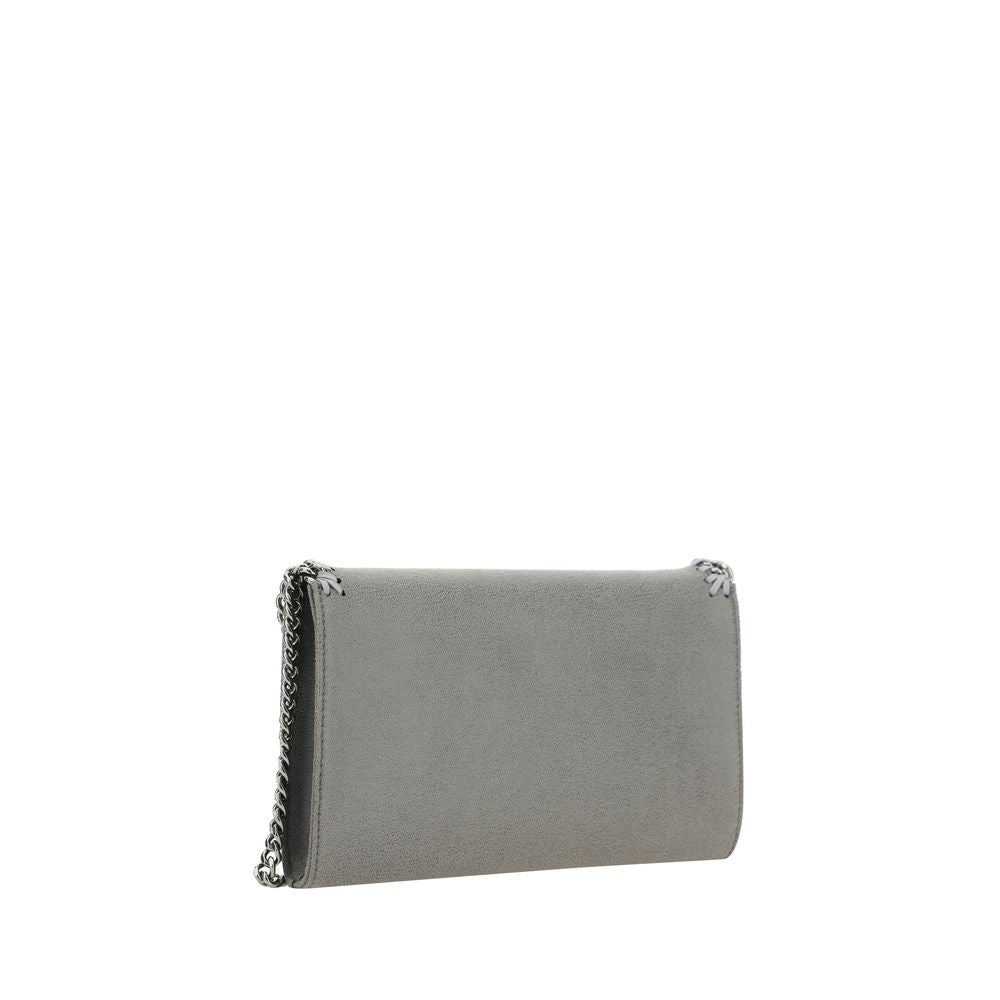 Graue Schultertasche aus Polyester
