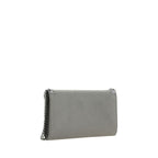 Graue Schultertasche aus Polyester