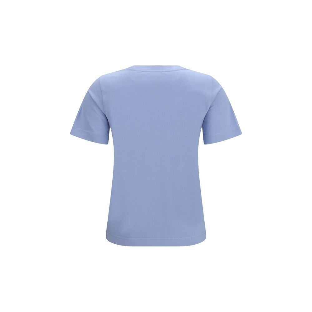 Blaues Baumwoll-T-Shirt