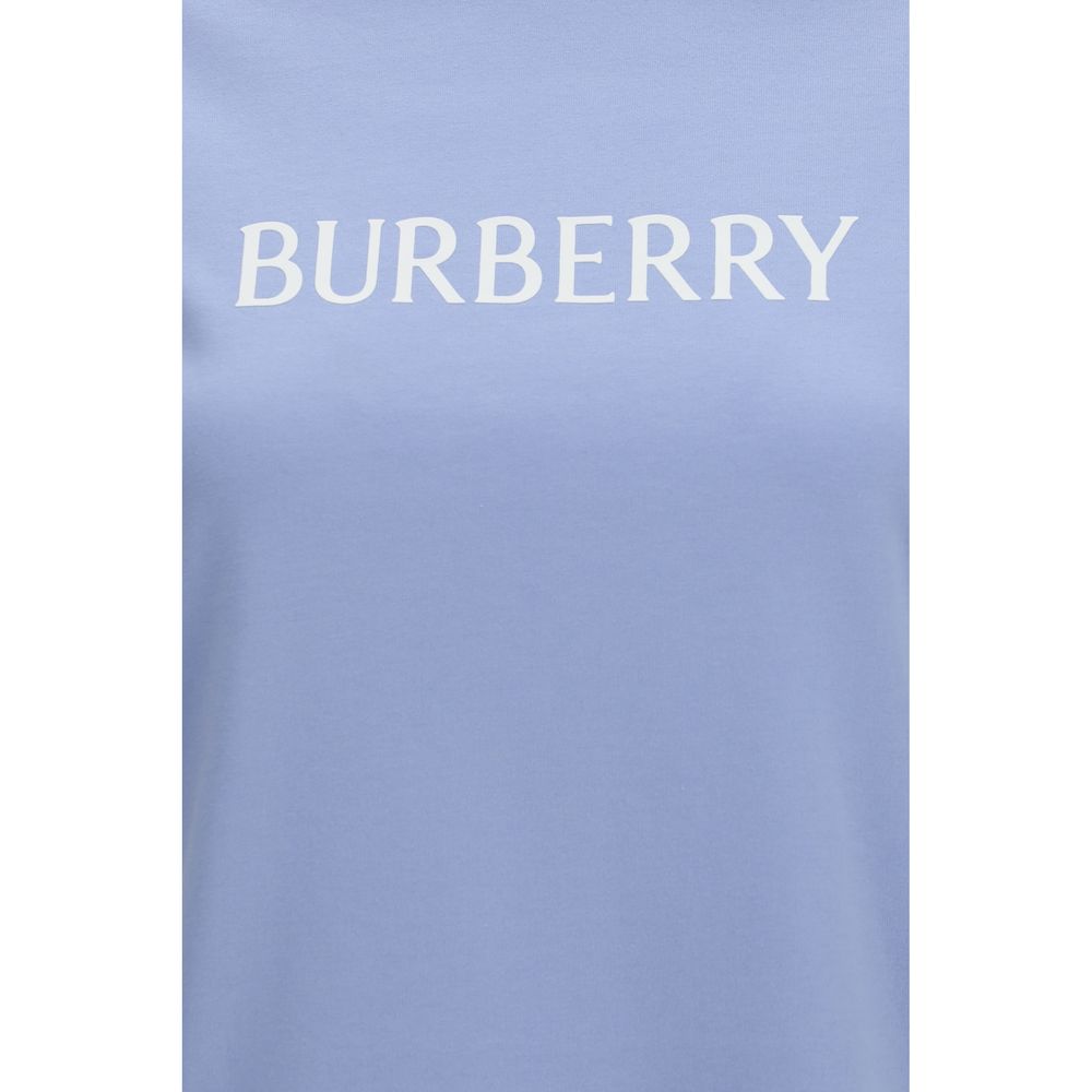 Blaues Baumwoll-T-Shirt