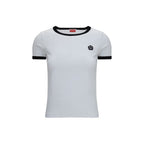 Weißes Sportshirt aus Baumwolle