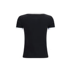 Schwarzes T-Shirt aus Baumwolle FG52TS2174SJ99B