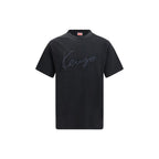Schwarzes T-Shirt aus Baumwolle FG65TS2864SG99J