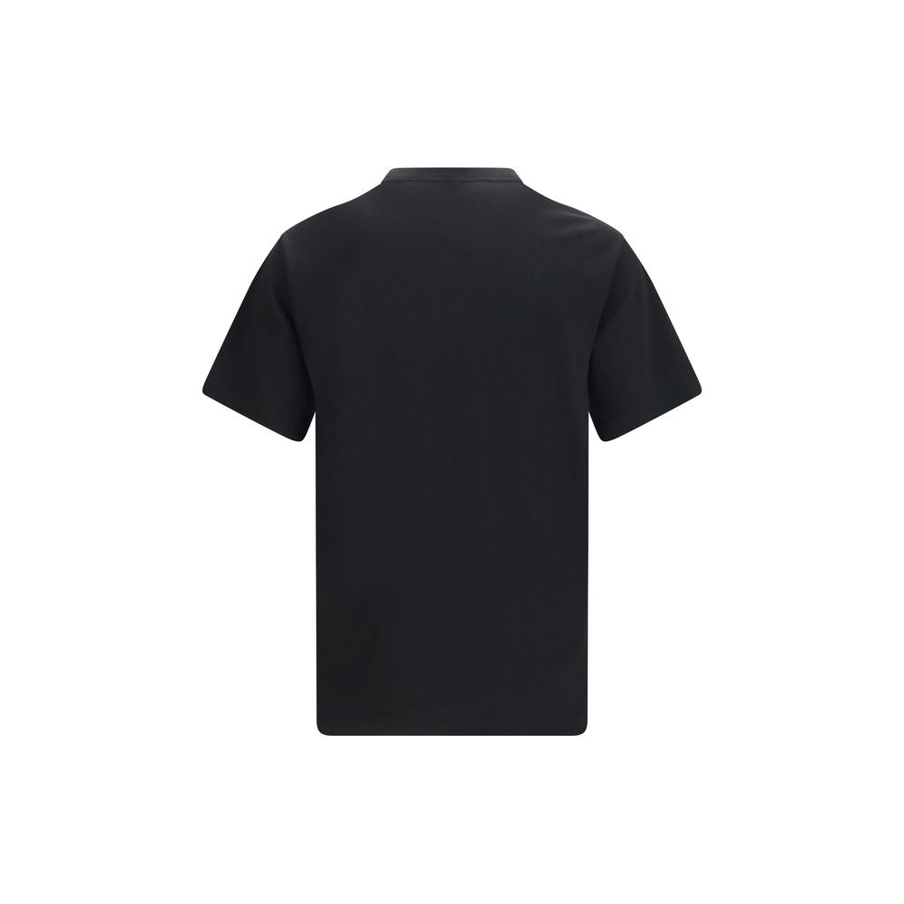 Schwarzes T-Shirt aus Baumwolle FG65TS2864SG99J
