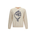 Beiges Sweatshirt aus Baumwolle