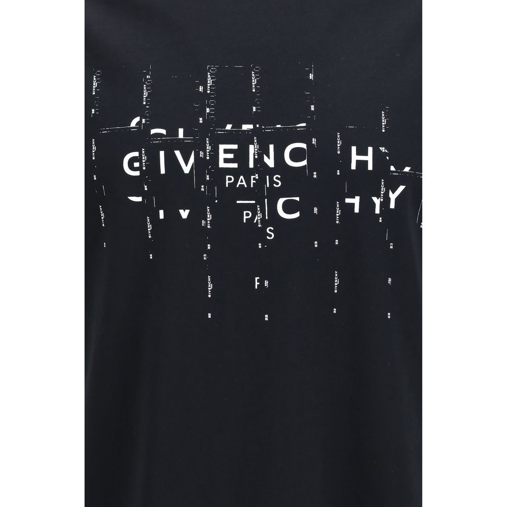 Schwarzes Baumwoll-T-Shirt Givenchy