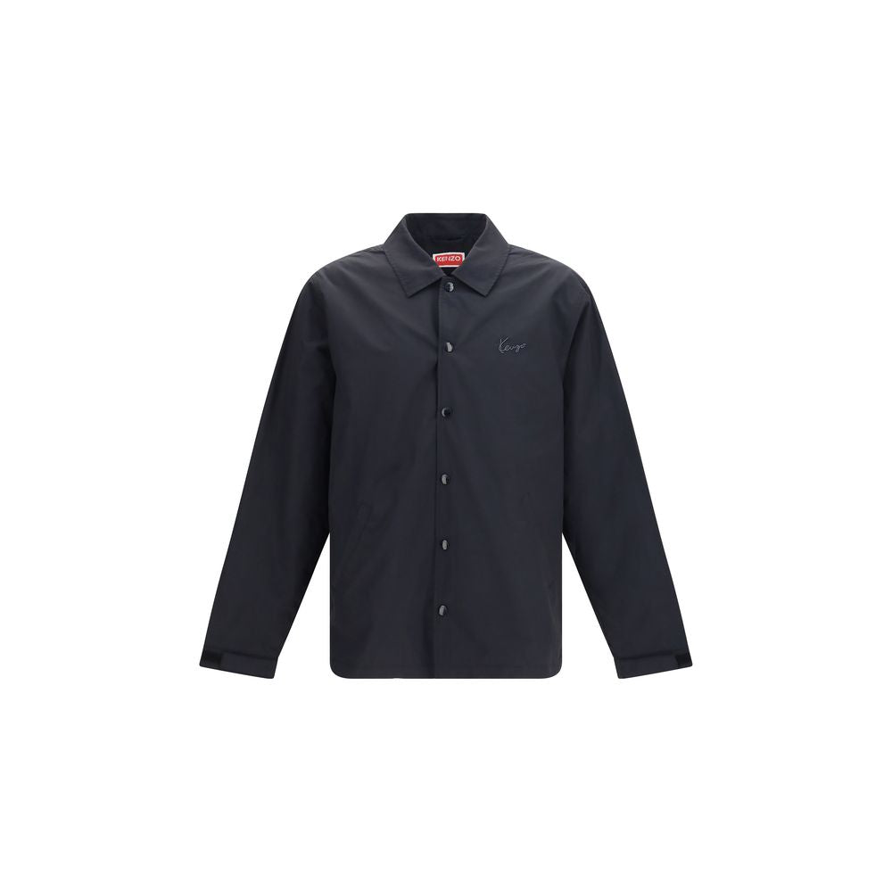 Schwarze Jacke aus Baumwolle