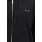 Schwarzes Sweatshirt aus Baumwolle FG65HO2644MJ99J