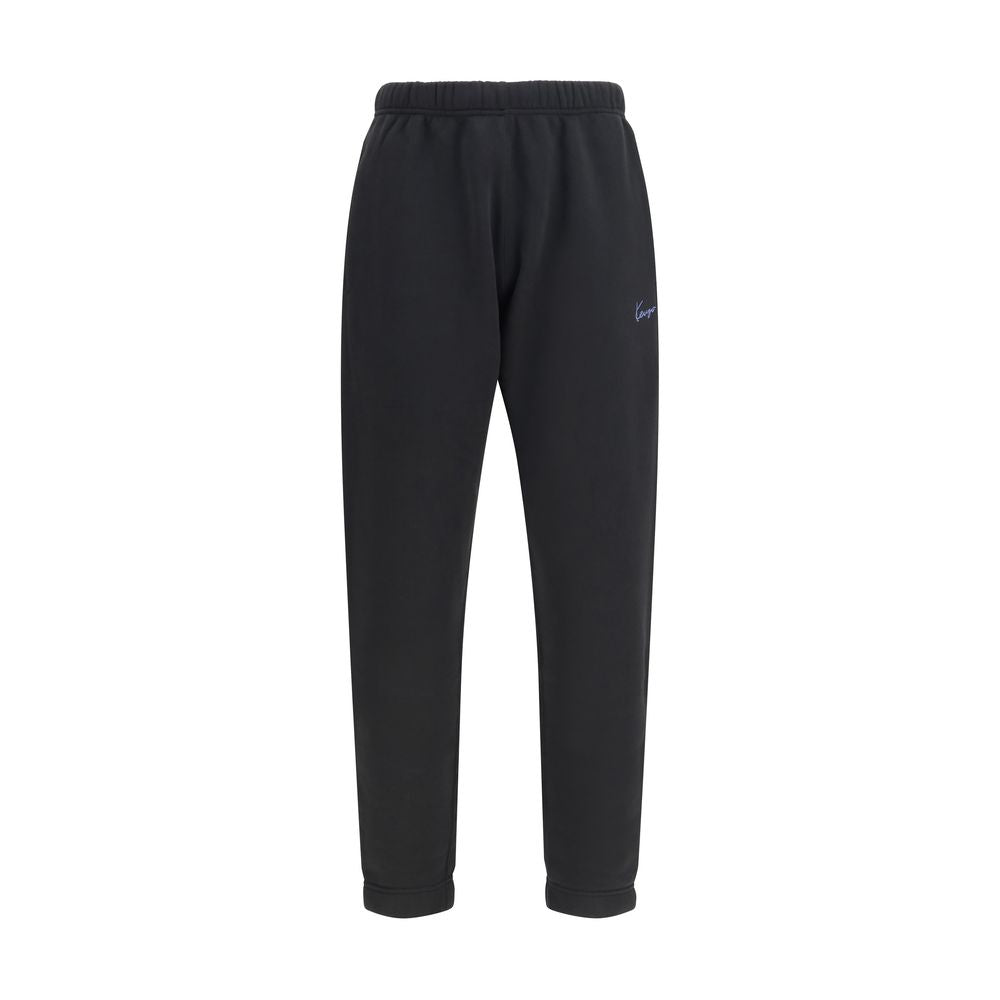Schwarze Jogginghose aus Baumwolle