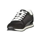 Schwarze Sportschuhe aus Polyester