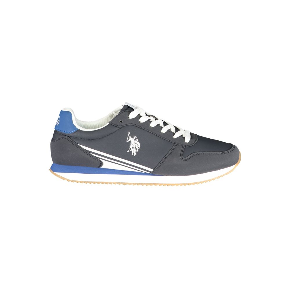 Blauer Sneaker aus Polyurethan für Herren