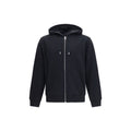 Schwarzer Baumwoll-Sweatshirt