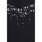 Schwarzer Baumwoll-Sweatshirt