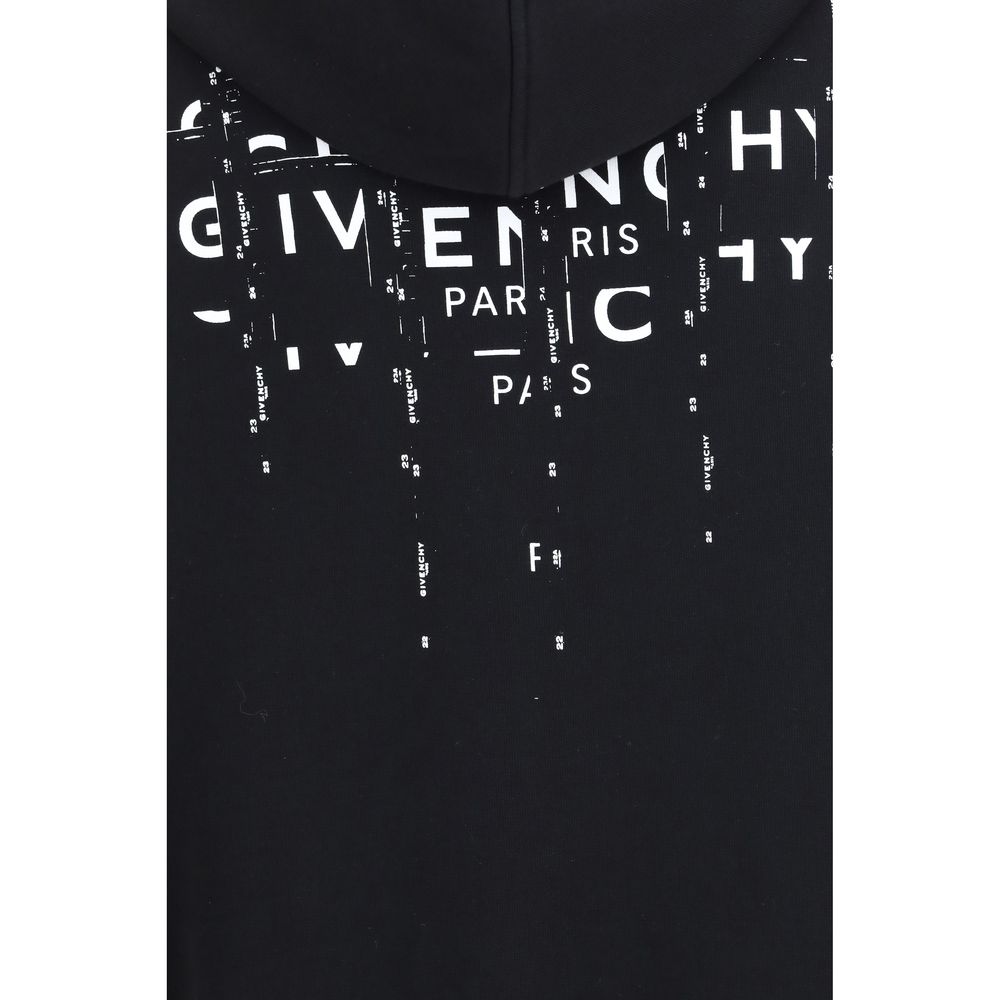 Schwarzer Baumwoll-Sweatshirt