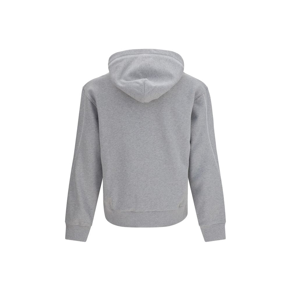Grauer Baumwollpullover