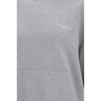 Grauer Baumwollpullover