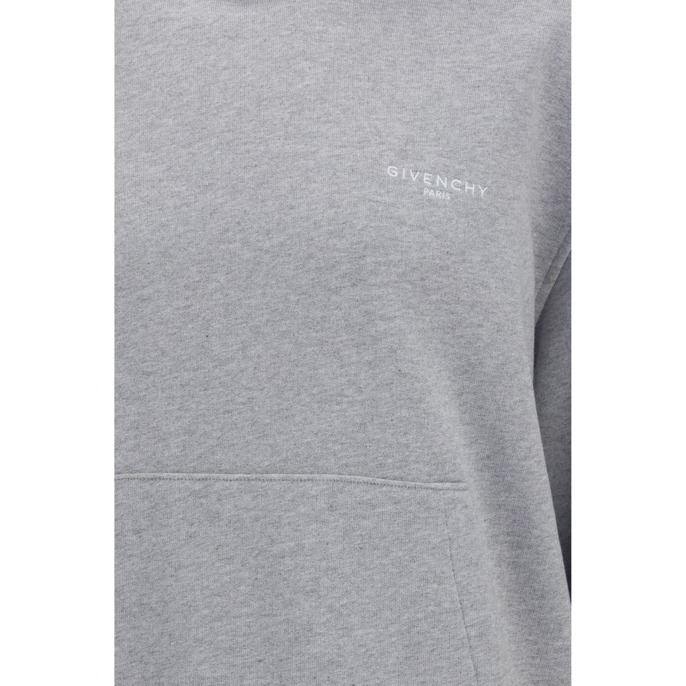 Grauer Baumwollpullover