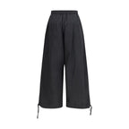 Schwarze Freizeithose aus Polyester