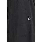 Schwarze Freizeithose aus Polyester
