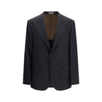 Schwarze Oversize-Jacke aus Wolle Oves Aries