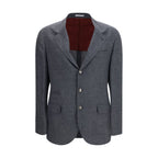 Grauer Woll-Oves Aries Blazer