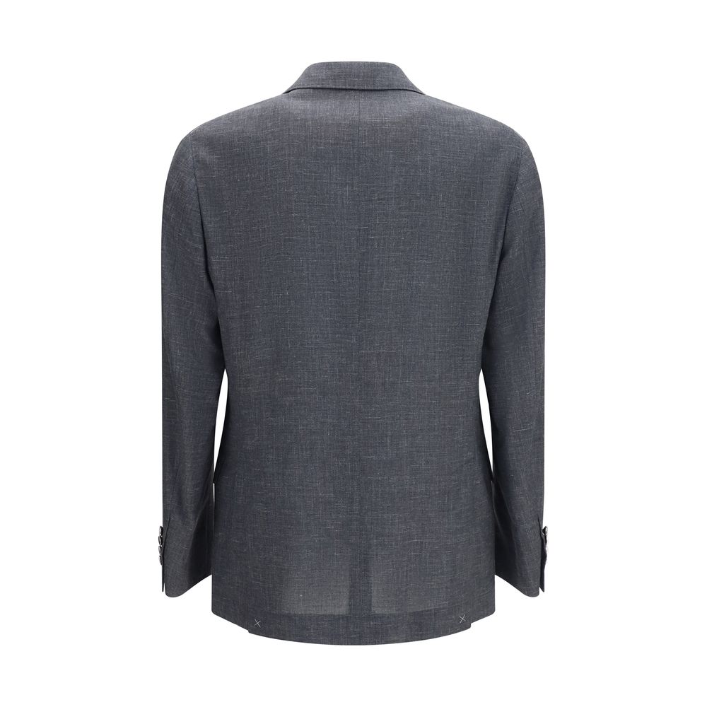 Grauer Woll-Oves Aries Blazer