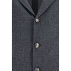 Grauer Woll-Oves Aries Blazer