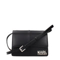 Schwarze Crossbody-Tasche aus Polyethylen