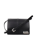 Schwarze Crossbody-Tasche aus Polyethylen