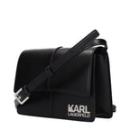 Schwarze Crossbody-Tasche aus Polyethylen
