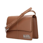 Braune Crossbody Bag aus Polyethylen