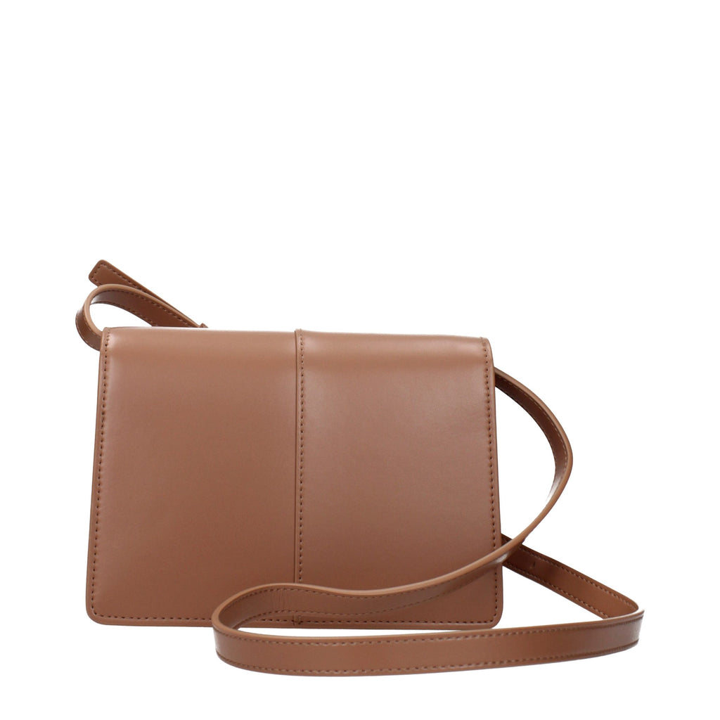 Braune Crossbody Bag aus Polyethylen
