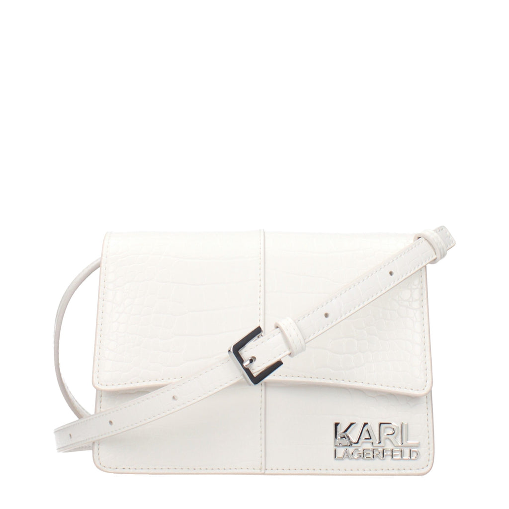 Weiße Crossbody-Tasche aus Polyethylen