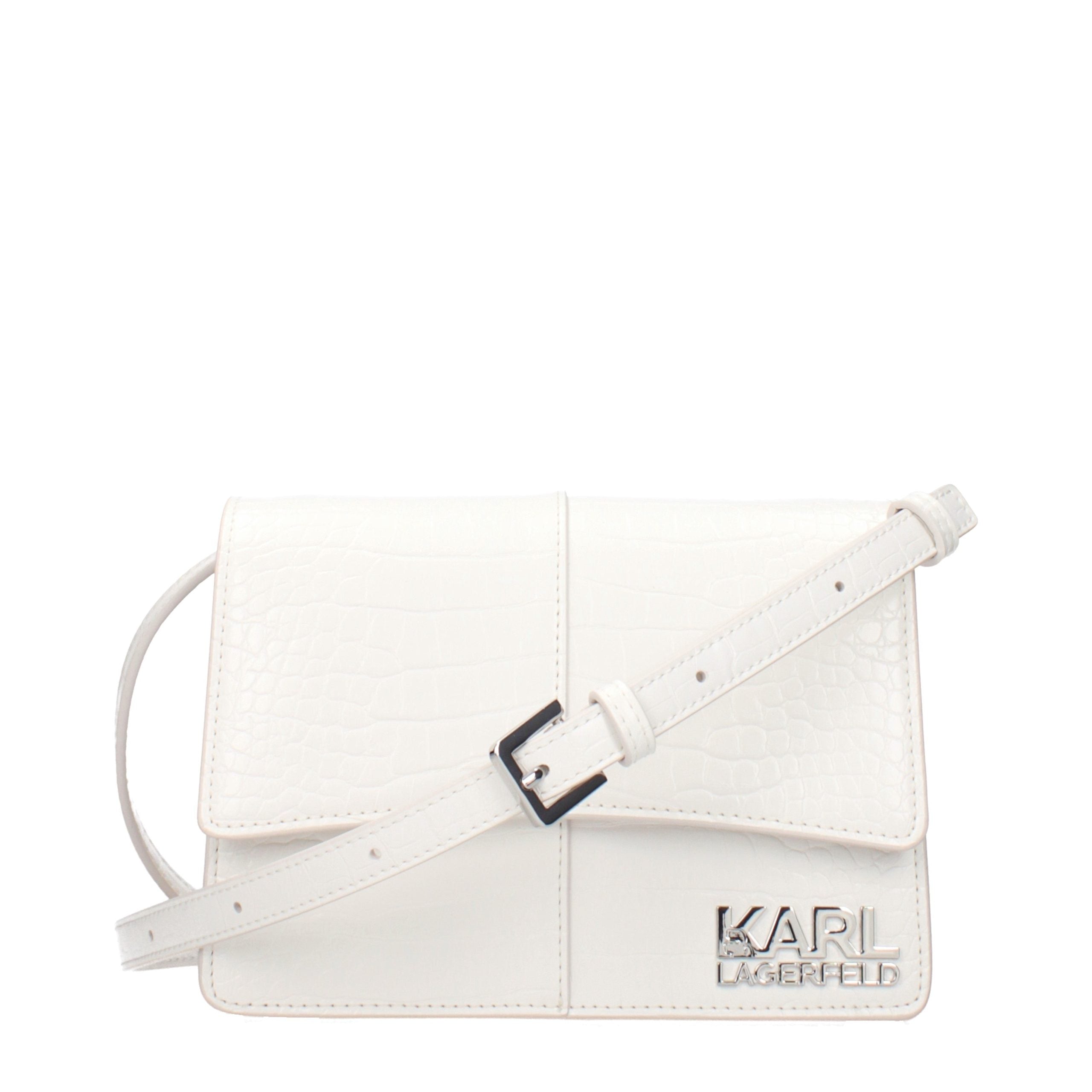 Weiße Crossbody-Tasche aus Polyethylen