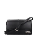 Schwarze Crossbody-Tasche aus Polyethylen