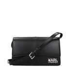 Schwarze Crossbody-Tasche aus Polyethylen