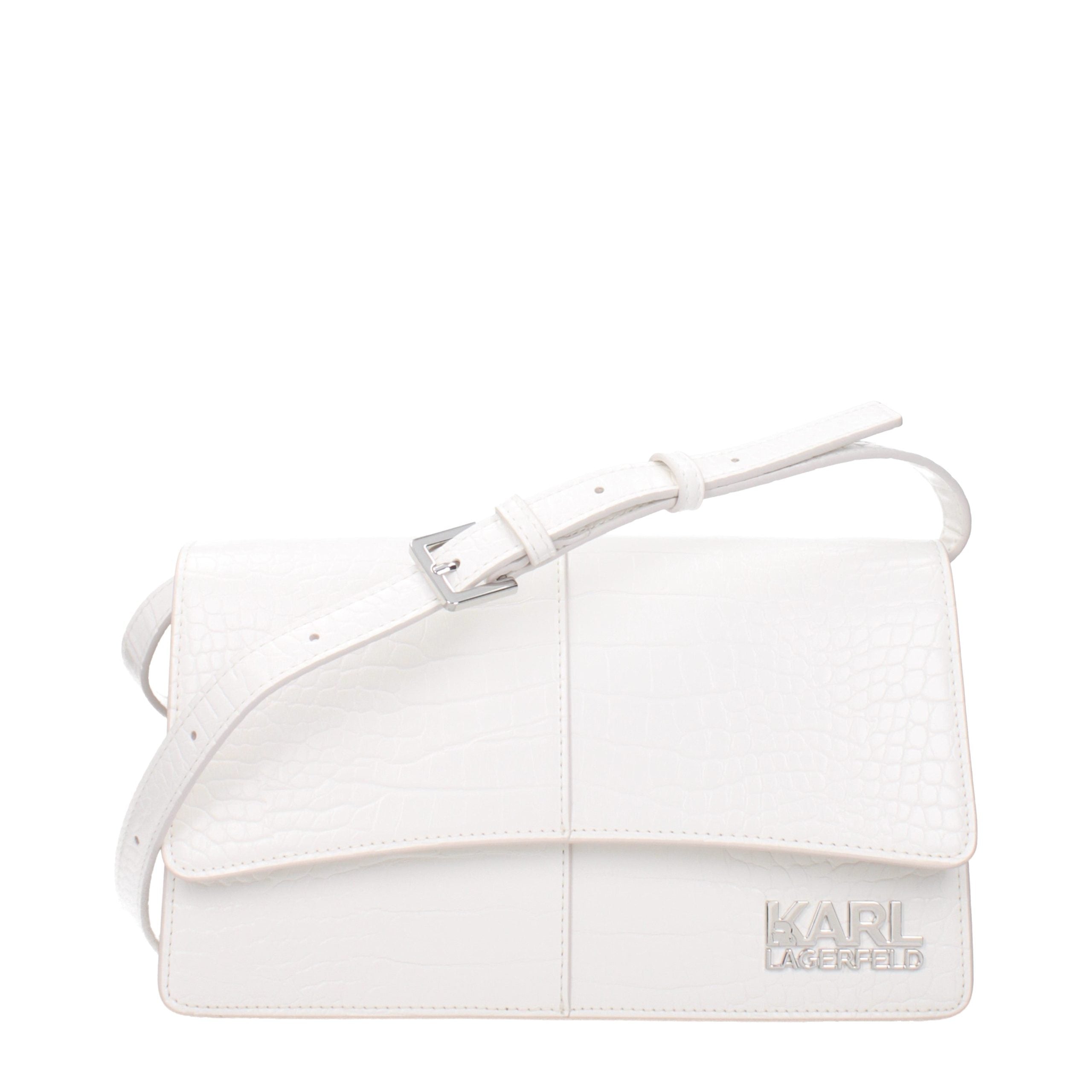 Weiße Crossbody-Tasche aus Polyethylen
